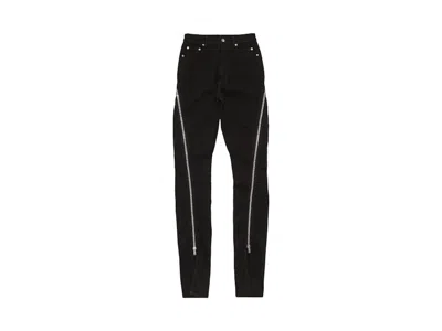 Pre-owned Rick Owens Women's  Drkshdw Bolan Banana Jeans In Black