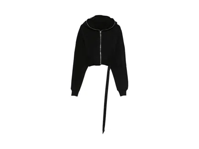 Pre-owned Rick Owens Women's  Drkshdw Collage Gimp Hoodie In Black