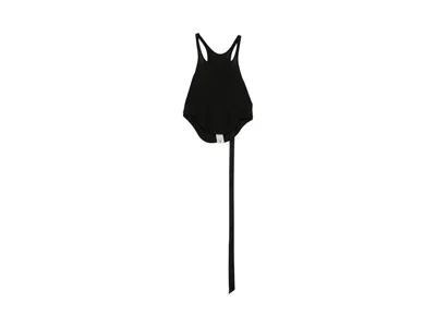 Pre-owned Rick Owens Women's  Drkshdw Cropped Basic Tank Top In Black