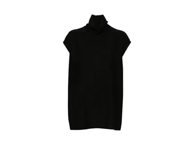 Pre-owned Rick Owens Women's  Edfu Tee Shirt In Black