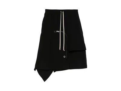 Pre-owned Rick Owens Women's  Gonna Dracca Skirt In Black