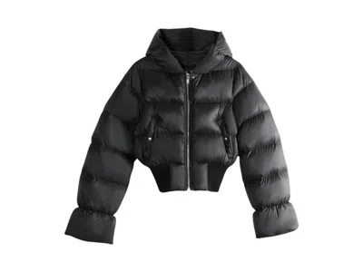 Pre-owned Rick Owens Women's  Hooded Jacket In Black