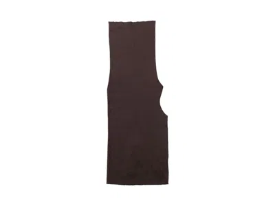 Pre-owned Rick Owens Women's  Maglia Athena Top In Mahogany