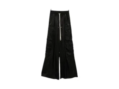 Pre-owned Rick Owens Women's  Pantaloni Cargobelas Pant In Black