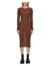 Rick Owens Viscose Dress In 93
