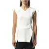 Rick Owens Women's Ro - V Neck Top In Milk