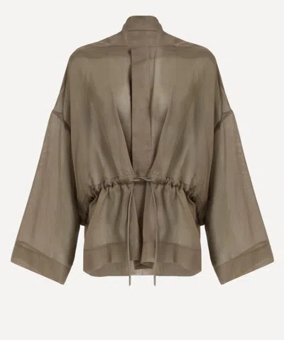 Rick Owens Women's Sail Semi-sheer Cotton Jacket