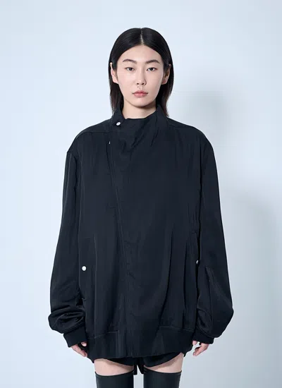 Rick Owens Women Satin Bomber Jacket