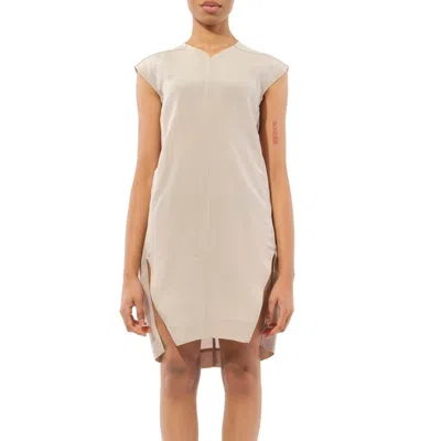 Rick Owens Women's Shell Dress In Beige