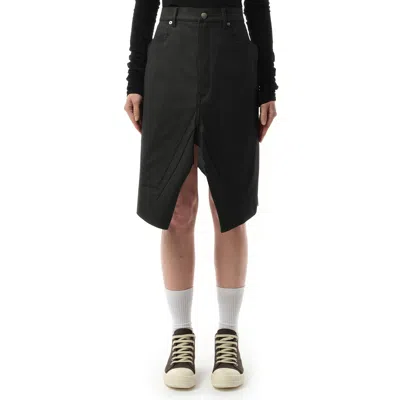 Rick Owens Women's Slivered Skirt In Black