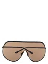 Rick Owens Shield Oversized-frame Sunglasses In Black