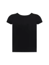 Rick Owens Basic T-shirt In Black