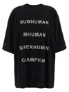Rick Owens Champion X Owens Crew Neck Graphic T-shirt In Black