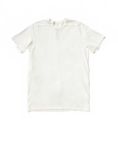 Rick Owens Women's T-shirt Level T In Milk In White