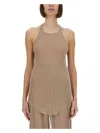 Rick Owens Tank Top In Nude