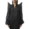 Rick Owens Womens Tec Flight Two-slip-pockets Shell Jacket Black