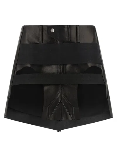 Rick Owens Women's Temple Skirt In Black