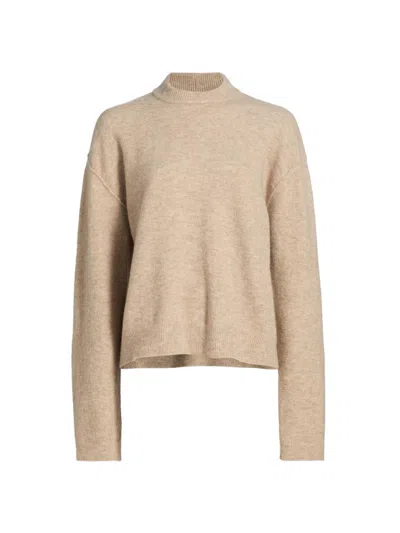 Rick Owens Women's Tommy Alpaca-blend Long-sleeve Sweater In Neutral