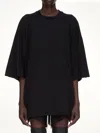 Rick Owens Tommy T Cotton Jersey T-shirt In Black
