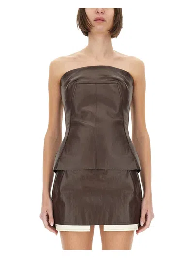 RICK OWENS WOMEN'S TOP BUSTIER TOP