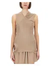 Rick Owens Top With Crossover In Nude