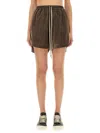 Rick Owens Women Viscose And Cupro Shorts