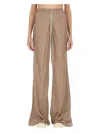 Rick Owens Women Wide Leg Pants In Nude