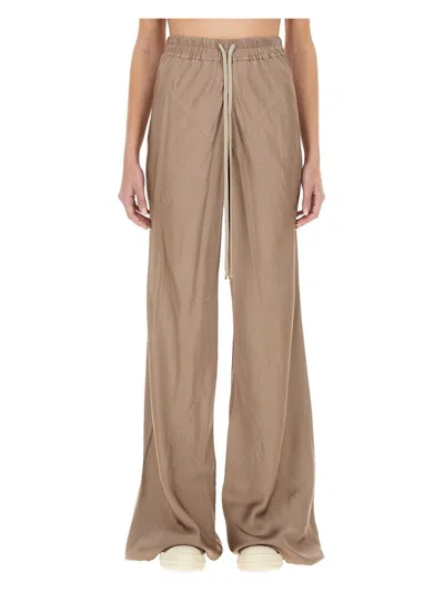 RICK OWENS WOMEN'S WIDE LEG PANTS