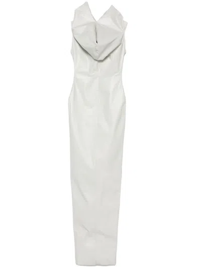 Rick Owens Women Winged Long Dress In White