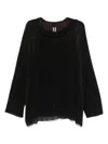 Rick Owens Women Wool Blend Belted Hoodie In Black