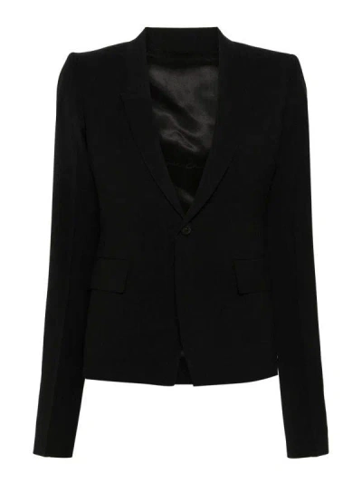 RICK OWENS WOMEN'S WOOL JACKET