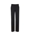 Rick Owens Dietrich Pressed Crease Trousers In 09 Black