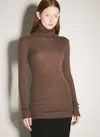 Rick Owens Women Wool Sweater In Brown