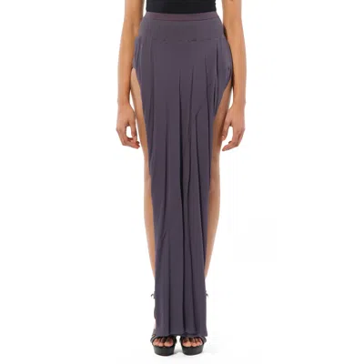 Rick Owens Women's Woven Skirt In Plum