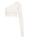 Rick Owens Ziggy One-shoulder Top In Nude & Neutrals