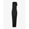 Rick Owens Bandaged Maxi Dress In Black