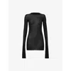 Rick Owens Jersey Top In Black