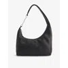 Rick Owens Womens Black Gemini Small Leather Shoulder Bag In Black