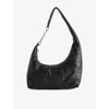 Rick Owens Gemini Shoulder Bag Adjustable Strap Hardware In Black