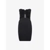 Rick Owens Recycled Stretch-jersey Mini Dress In Black