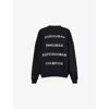 Rick Owens Black Champion Edition Jumbo Sweatshirt