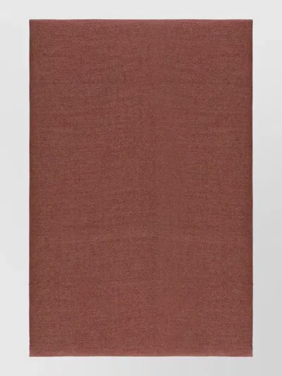 Rick Owens Womens Rectangular Scarf Soft Texture Lightweight In Brown