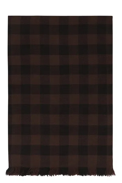 RICK OWENS WOOL AND CASHEMRE SCARF