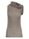 Rick Owens Top With Crossover Design