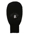Rick Owens Wool Balaclava In Black