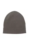 Rick Owens Wool Beanie In Gray