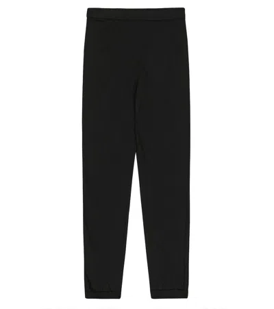 Rick Owens Kids' Wool-blend Sweatpants In Black