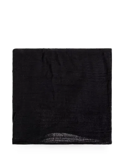 RICK OWENS RICK OWENS WOOL BLEND TEXTURED WRAP