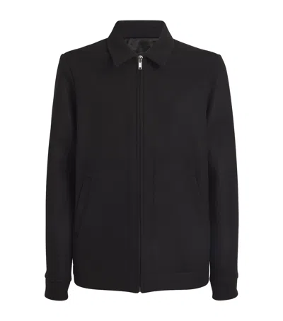 Rick Owens Wool Brad Jacket In Black