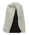Rick Owens Wool Cloak In Gray